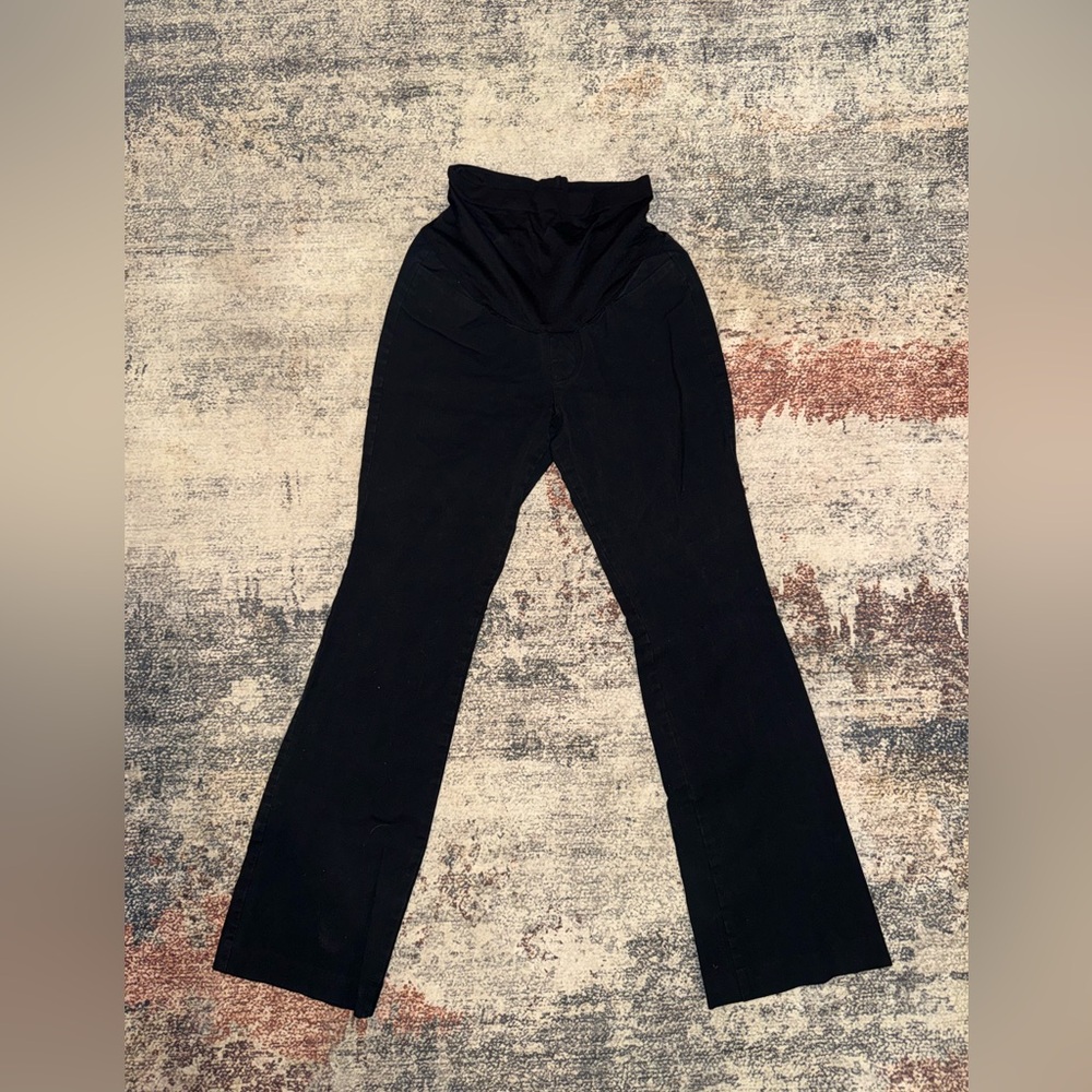 Maternity Old Navy Pixie Flare Dress Pants w/ Full Panel